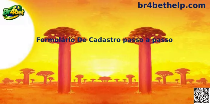 Formulário De Cadastro passo a passo Br4bet