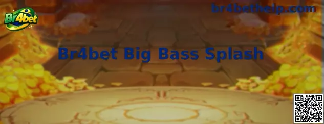 Interface do jogo Br4bet Big Bass Splash com temática de pesca